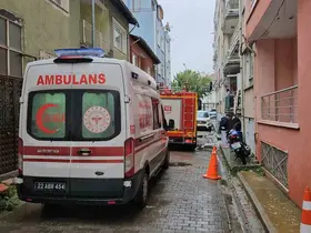 Edirne’de baca yangını korkuttu
