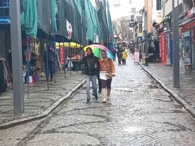 Edirne’de beklenen yağış başladı
