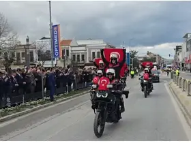 Edirne’de polislerden 181’inci yıl töreni

