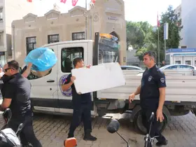 Edremit’te kaldırım işgallerine zabıta denetimi
