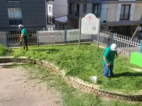 Efeler Belediyesi parklarda bakım çalışmalarını sürdürüyor
