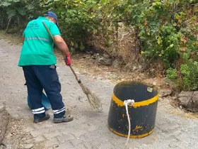 Efeler Belediyesi’nden, Eğrikavak’ta temizlik çalışması
