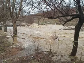Ekinözü Belediyesi’nin yaptığı yol ilk yağmurda taşkın altında kaldı
