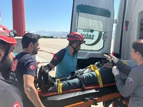 Elazığ Havalimanı’nda deprem tahliye tatbikatı
