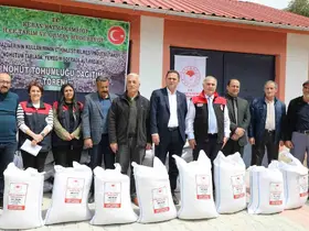 Elazığ’da 150 üreticiye 24 ton nohut tohumu dağıtıldı
