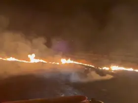 Elazığ’da anız yangını
