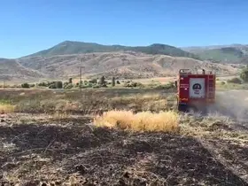 Elazığ’da arazi yangını
