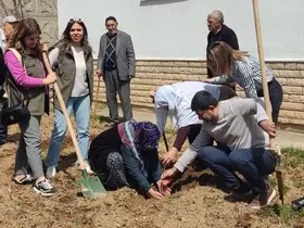 Elazığ’da  fidan dikme etkinliği
