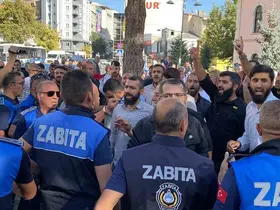 Elazığ’da izinsiz yürüyüş
