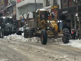 Elazığ’da  karla mücadele ekipleri sahada

