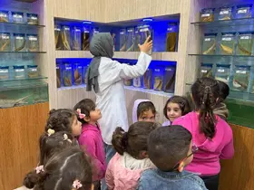 Elazığ’da öğrencilerden balık müzesini gezdi
