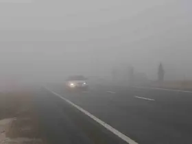 Elazığ’da sis etkili oldu
