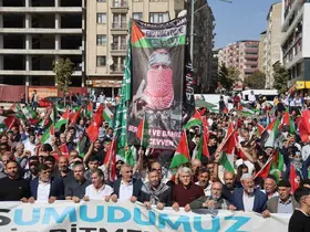 Elazığ’da ‘Sumud Filosu’ için yürüyüş yapıldı
