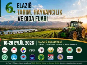 Elazığ’da Tarım, Hayvancılık ve Gıda Fuarı gerçekleştirilecek
