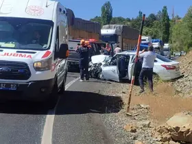 Elazığ’da trafik kazası: 1 yaralı

