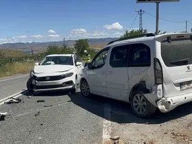 Elazığ’da trafik kazası: 2 yaralı
