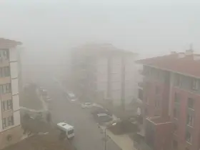 Elazığ’ın yüksek kesimlerde sis etkili oldu
