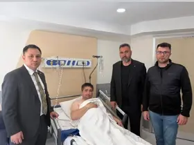 Elektrik akımına kapılan Akar’a ziyaret
