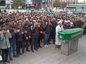 Emekli zabıta komiseri dualarla son yolculuğuna uğurlandı
