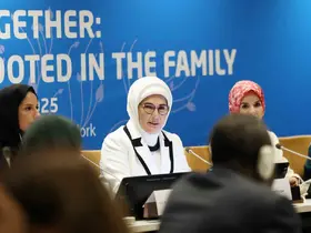 Emine Erdoğan, BM’de "Birlikte Daha İyiye: Aileden Başlayan Küresel Dayanışma" etkinliğinde konuştu
