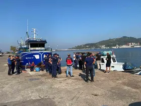 Ereğli’de midye çıkaran dalgıç teknelerine denetim
