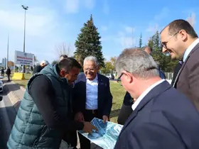ERÜ Kavşağı’ndaki çalışma devam ediyor
