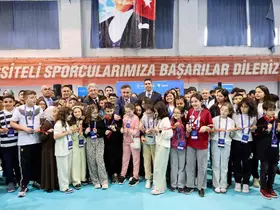 ERÜ’de 20. TÜBİTAK Ortaokul Öğrencileri Araştırma Projeleri Kayseri Bölge Yarışması Sergisi açıldı
