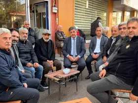 Erzincan Belediye Başkanı Aksun vatandaşlarla bir araya geldi
