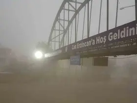Erzincan güne sisle uyandı
