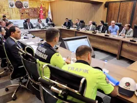 Erzincan’da trafik toplantısı yapıldı
