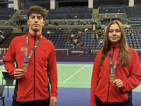 Erzincanlı badmintoncular dünya gençler sıralamasında 2. sıraya yükseldi
