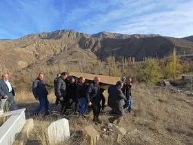 Erzurum’da katledilen kadın, gözyaşları ve dualarla uğurlandı
