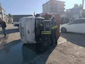 Erzurum’da üç araçlı kazada can pazarı

