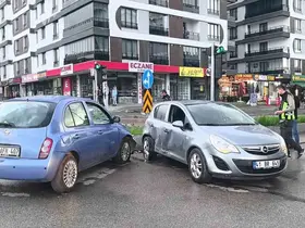 Erzurum’da zincirleme trafik kazası: 1 yaralı
