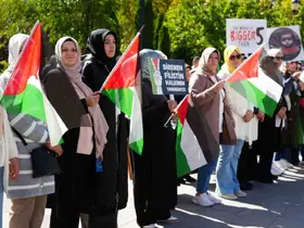 Erzurumlu kadınlardan Gazze’ye destek
