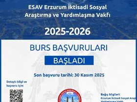 ESAV’dan Erzurumlu öğrencilere burs
