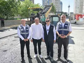 Esenyurt Belediye Başkan Vekili Can Aksoy, asfalt çalışmalarını inceledi
