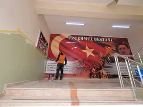 Esenyurt’taki okullarda ara tatilde bakım ve onarım çalışmaları devam etti
