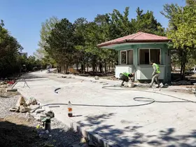 Eski DSİ yerleşkesinde millet bahçesi yapımı devam ediyor
