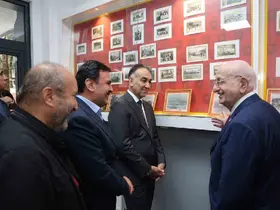 Eski TBMM Başkanı Kahraman okuduğu liseyi ziyaret etti

