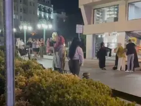 Eskişehir’de iki kadın grup arasında cadde ortasında kavga

