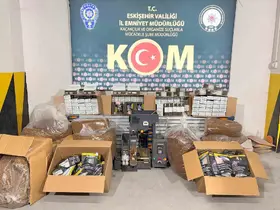 Eskişehir’de kaçak tütün ve alkol operasyonu
