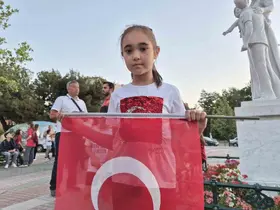 Eskişehir’de miniklerden 15 Temmuz’da anlamlı Sancak Koşusu
