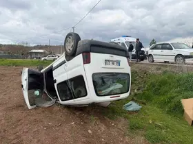 Eskişehir’de savrulan araç takla attı: 2 hafif yaralı

