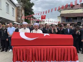 Eskişehir’de şehit olan uzman çavuş Samsun’da toprağa verildi
