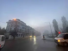 Eskişehir’de sis etkili oldu
