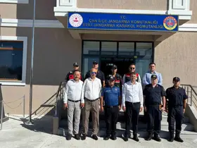 Etili köyü jandarma karakolunda inceleme yapıldı
