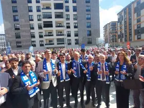 ETSO başkanlığına aday olan Lütfü Yücelik, Seçim İrtibat Ofisi’ni açtı
