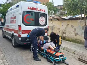 Evin bahçesinde düşen yaşlı kadın için ekipler seferber oldu
