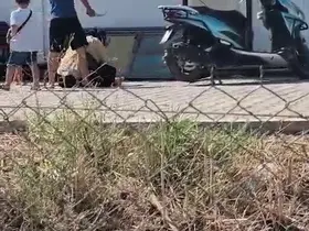 Evlatlarının gözü önünde eli bıçaklı kocasından dayak yiyen kadın şikayetçi olmadı
